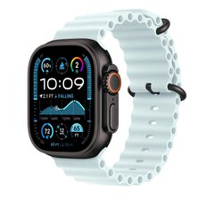 Ремінець Apple 49mm Ice Blue Ocean Band - Black Titanium Finish (MYP83)