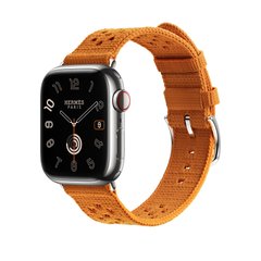 Ремінець Apple Watch Hermès Orange Tricot Single Tour - 41mm (MWP93)