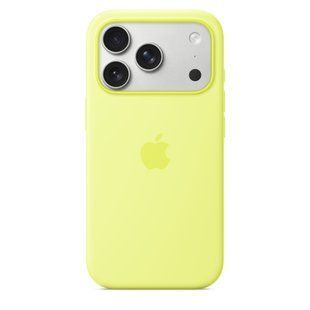 Чехол Apple iPhone 17 Pro Silicone Case with MagSafe &ndash; Neon Yellow (MGFF4)