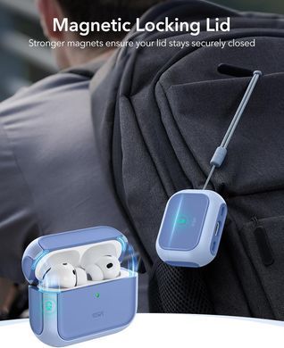 Чохол ESR Orbit Hybrid Case (HaloLock) with MagSafe для AirPods Pro 3 - Powder Blue