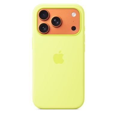 Чохол Apple iPhone 17 Pro Silicone Case with MagSafe &ndash; Neon Yellow (MGFF4)