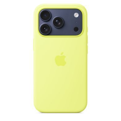 Чохол Apple iPhone 17 Pro Silicone Case with MagSafe &ndash; Neon Yellow (MGFF4)