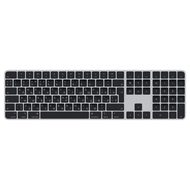 Клавіатура Apple Magic Keyboard with Touch ID and Numeric Keypad for Mac models with Apple silicon - RU - Black Keys (MMMR3)
