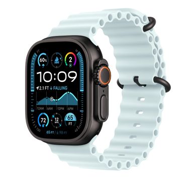 Ремешок Apple 49mm Ice Blue Ocean Band - Black Titanium Finish (MYP83)