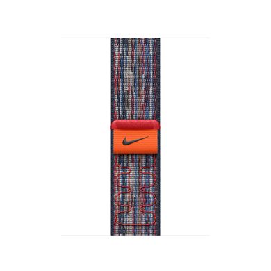 Ремешок Apple Nike Sport Loop Watch 42mm Blue/Red (MC1J4)