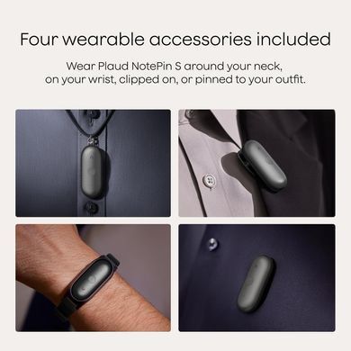 Цифровой диктофон PLAUD NotePin S - Black