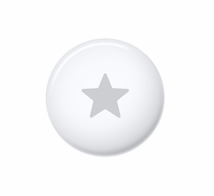 Поисковый брелок Apple AirTag (MX532) No-box (звезда), Белый