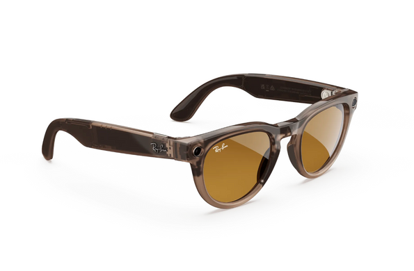 Розумні окуляри Ray-Ban Meta Headliner, Shiny Warm Stone / Clear / Saffron Yellow Transitions