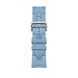 Ремешок Apple Watch Herm&egrave;s - 46mm Bleu Pastel Kilim Single Tour (MGH04)