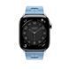 Ремешок Apple Watch Herm&egrave;s - 46mm Bleu Pastel Kilim Single Tour (MGH04)