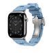 Ремешок Apple Watch Herm&egrave;s - 46mm Bleu Pastel Kilim Single Tour (MGH04)