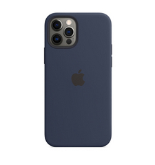 Чехол Apple iPhone 12 Pro Max Silicone Case with MagSafe - Deep Navy (MHLD3)