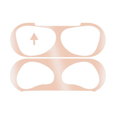 Розовое золото пылезащитная наклейка для AirPods 3