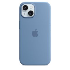 Чехол Apple iPhone 15 Silicone Case with MagSafe - Winter Blue (MT0Y3)