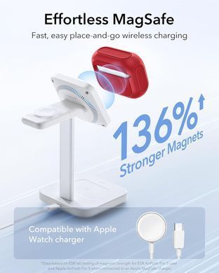 Чохол ESR Orbit Hybrid Case (HaloLock) with MagSafe для AirPods Pro 3 - Dark Red