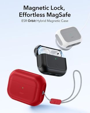 Чохол ESR Orbit Hybrid Case (HaloLock) with MagSafe для AirPods Pro 3 - Dark Red
