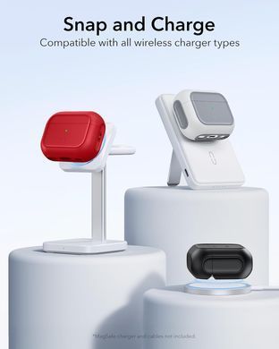 Чохол ESR Orbit Hybrid Case (HaloLock) with MagSafe для AirPods Pro 3 - Dark Red
