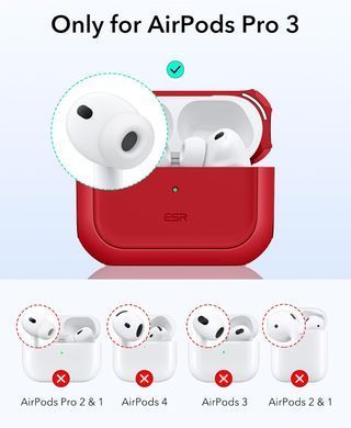 Чохол ESR Orbit Hybrid Case (HaloLock) with MagSafe для AirPods Pro 3 - Dark Red
