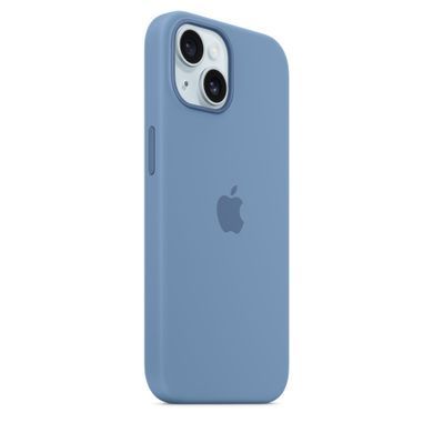 Чехол Apple iPhone 15 Silicone Case with MagSafe - Winter&nbsp;Blue&nbsp;(MT0Y3)
