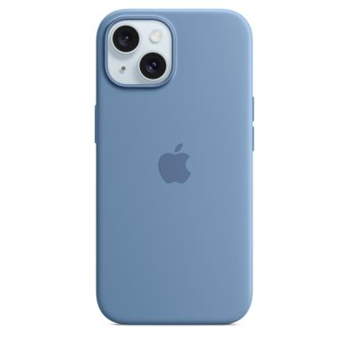 Чохол Apple iPhone 15 Silicone Case with MagSafe - Winter Blue (MT0Y3)