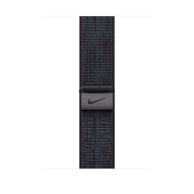 Ремінець Apple Nike Sport Loop Watch 46mm Black/Blue (MYJD3)