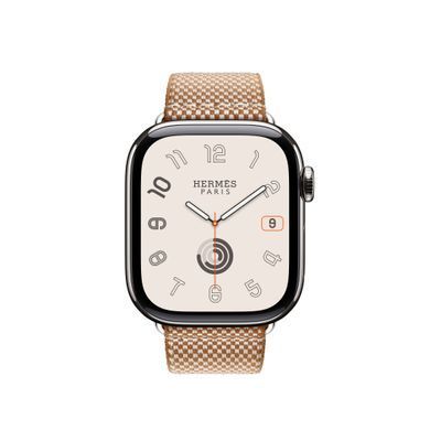 Ремешок Apple&nbsp;Watch Herm&egrave;s - 42mm Gold/&Eacute;cru Toile H Single Tour (MXJC3)