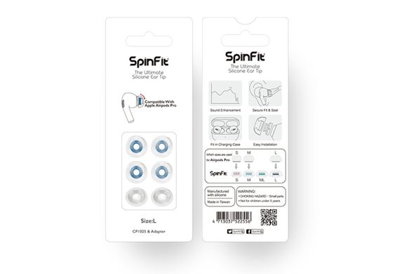 Амбушюры SpinFit CP1025 для AirPods Pro - Размер L (2 пары)