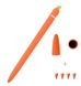 Чохол силіконовий для Apple Pencil 1 - Морква