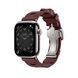 Ремешок Apple Watch Herm&egrave;s - 42mm Bordeaux Kilim Single Tour (MGGY4)