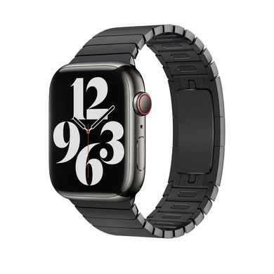 Ремінець Apple Silver Space Black Link Bracelet для Watch 42mm (MUHM2)