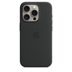 Чохол Apple iPhone 15 Pro Silicone Case with MagSafe - Black (MT1A3)