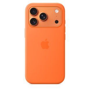 Чехол Apple iPhone 17 Pro Silicone Case with MagSafe &ndash; Orange (MGFE4)