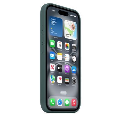 Чехол Apple iPhone 16 Silicone Case with MagSafe - Lake Green (MYY83)