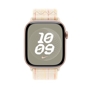 Ремінець Apple Nike Sport Loop Watch 46mm Starlight/Pink (MYJE3)