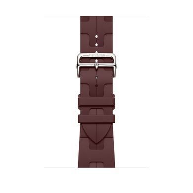 Ремінець Apple Watch Herm&egrave;s - 46mm Bordeaux Kilim Single Tour (MGH14)