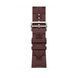 Ремінець Apple Watch Herm&egrave;s - 46mm Bordeaux Kilim Single Tour (MGH14)