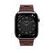 Ремінець Apple Watch Herm&egrave;s - 46mm Bordeaux Kilim Single Tour (MGH14)