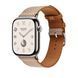 Ремешок Apple&nbsp;Watch Herm&egrave;s - 46mm Gold/&Eacute;cru Toile H Single Tour (MXJD3)
