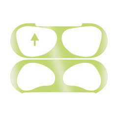 Зеленая пылезащитная наклейка для AirPods 3