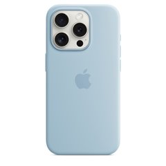 Чохол Apple iPhone 15 Pro Silicone Case with MagSafe - Light Blue (MWNM3)