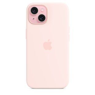 Чехол Apple iPhone 15 Silicone Case with MagSafe - Light&nbsp;Pink&nbsp;(MT0U3)