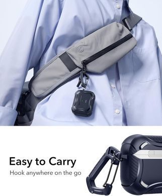 Чехол ESR Cyber Tough Case (HaloLock) with MagSafe для AirPods Pro 3 - Navy Blue
