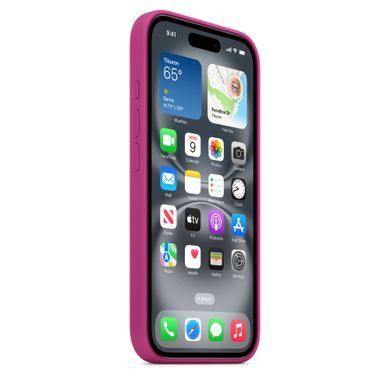 Чохол Apple iPhone 16 Silicone Case with MagSafe - Fuchsia (MYY53)