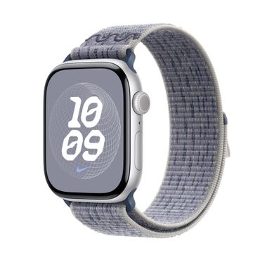 Ремінець Apple Nike Sport Loop Watch 46mm Grey/Blue (MXU13)