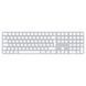 Клавиатура Apple Magic Keyboard with Touch ID and Numeric Keypad for Mac models with Apple silicon (USB&ndash;C) - Russian - White Keys (MXK73RS/A)