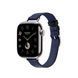 Ремешок Apple Watch Herm&egrave;s - 42mm Navy/Noir Twill Jump Attelage Single Tour (MGGV4)