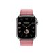 Ремінець Apple Watch Hermès - 41mm Framboise/Écru Toile H Single Tour (MWNT3)
