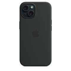 Чехол Apple iPhone 15 Silicone Case with MagSafe - Black (MT0J3)