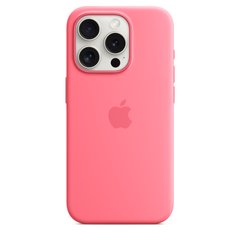 Чохол Apple iPhone 15 Pro Silicone Case with MagSafe - Pink (MWNJ3)