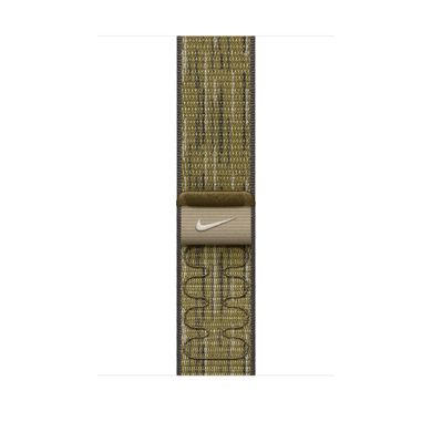 Ремешок Apple Nike Sport Loop Watch 46mm Green/Grey (MXU33)